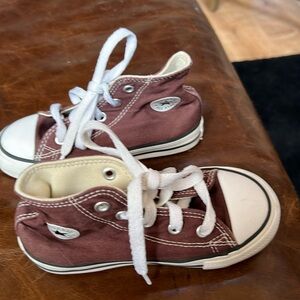 Converse brown high top size 9